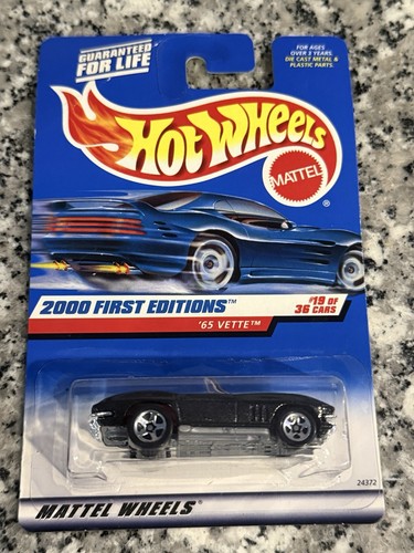 Hot wheels corvette black - hot,